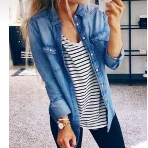 Treasure& Bond Jean Flannel